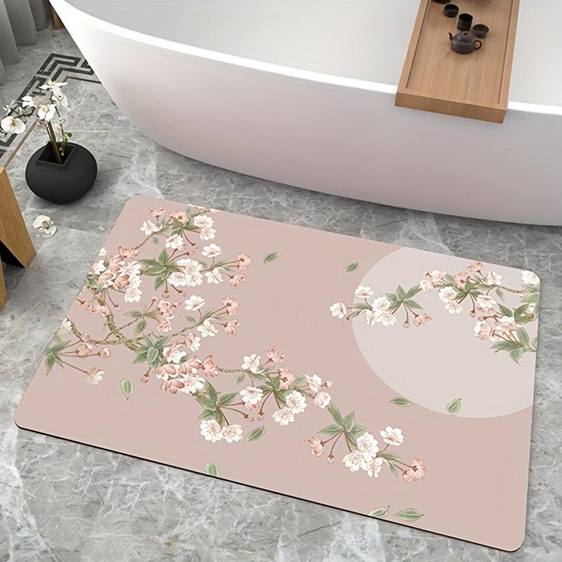 Non Slip Diatom Mud Bath Rug Quick Drying Floor Carpet