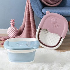 Collapsible Footbath Massage Bucket Foldable Foot Wash Basin