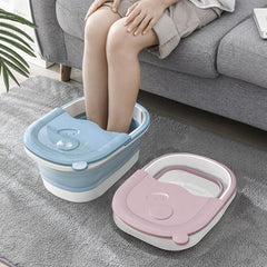 Collapsible Footbath Massage Bucket Foldable Foot Wash Basin