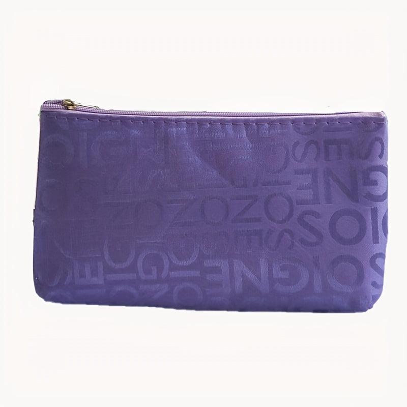 Colorful Zipper Cosmetic Bag for Home and Travel