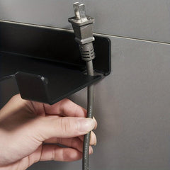 Wall Mounted Hair Dryer Holder & Phone Stand