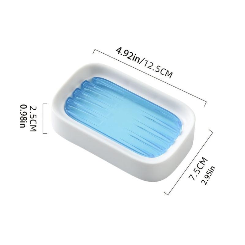 Portable Plastic Soap Dish For Shower Bathroom