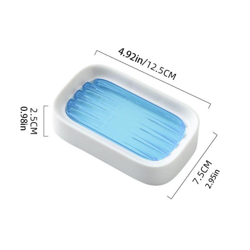 Portable Plastic Soap Dish For Shower Bathroom