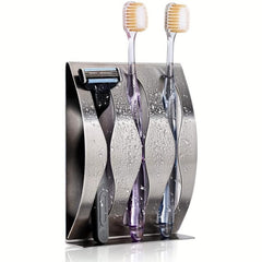 Stainless Steel Toothbrush Holder Wall Mounted Toothbrush Storage Rack