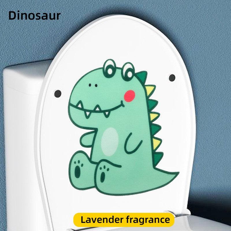 4PCs Refrigerator Toilet Deodorant Stickers Self-adhesive Fragrance Decorative