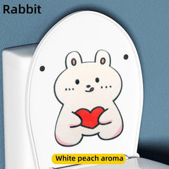 4PCs Refrigerator Toilet Deodorant Stickers Self-adhesive Fragrance Decorative