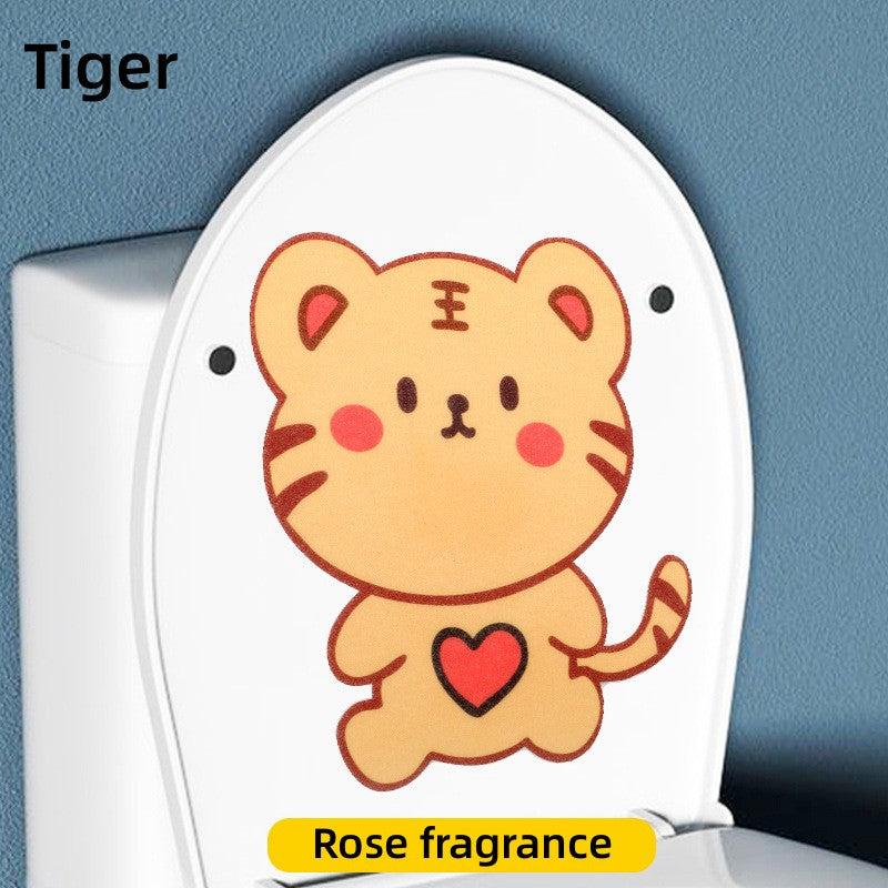 4PCs Refrigerator Toilet Deodorant Stickers Self-adhesive Fragrance Decorative