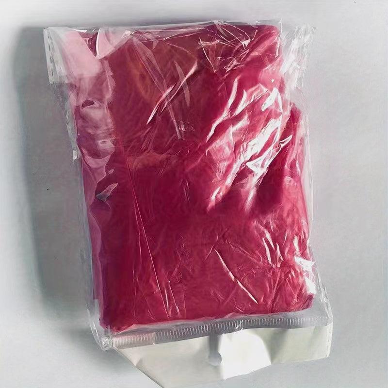 1pc Disposable Rain Poncho for Adults - Thickened, Portable, Transparent