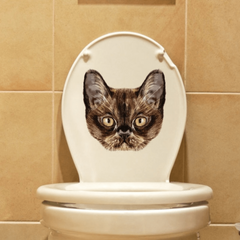 Inspiration Cat Cartoon Wall Sticker Decor Self Adhesive
