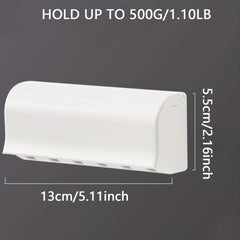 Wall Mounted Toothbrush Holder with Cover Bathroom Accessories
