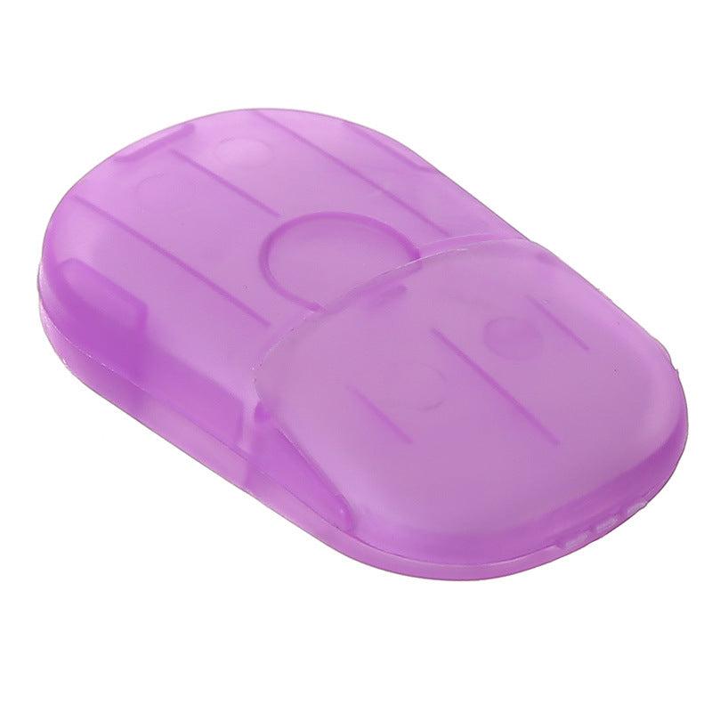 Disposable Soap Flakes Box Portable Hand Wash Soap Papers