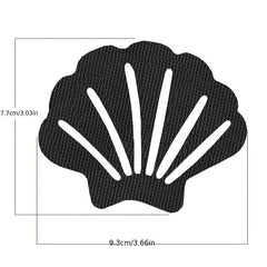 20pcs Shell Pattern Non-slip Bathtub Appliques Safety Sticker