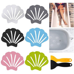 20pcs Shell Pattern Non-slip Bathtub Appliques Safety Sticker