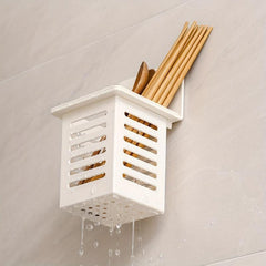 Wall Mounted Storage Box Drain Basket Bathroom Organizer