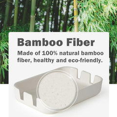 Bamboo Soap Dish Self Draining Soap Holder Wooden Soap Saver with Drainage