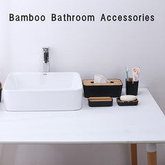 Bamboo Soap Dish Self Draining Soap Holder Wooden Soap Saver with Drainage