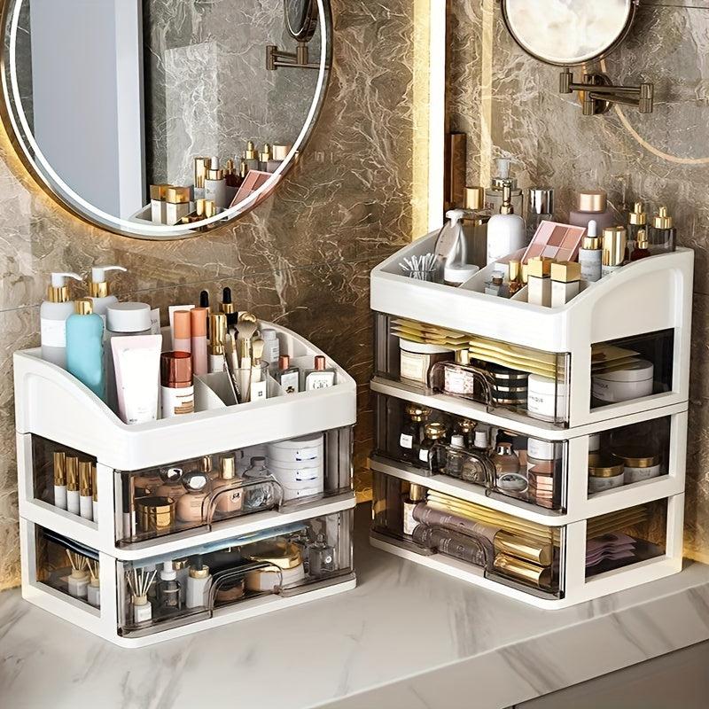 Cosmetics Storage Box Drawer Type Transparent Storage Box
