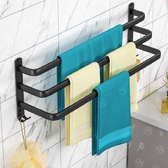 Wall Mounted Towel Bar for Bathroom, Shower Towel Rack, Towel Holder