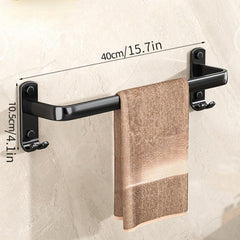 Wall Mounted Towel Bar for Bathroom, Shower Towel Rack, Towel Holder