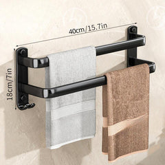 Wall Mounted Towel Bar for Bathroom, Shower Towel Rack, Towel Holder