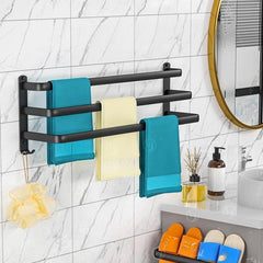 Wall Mounted Towel Bar for Bathroom, Shower Towel Rack, Towel Holder