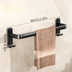 Wall Mounted Towel Bar for Bathroom, Shower Towel Rack, Towel Holder