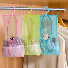 Stylish Bathroom Hanging Clothes Organizer with Hooks