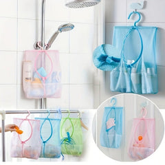 Stylish Bathroom Hanging Clothes Organizer with Hooks