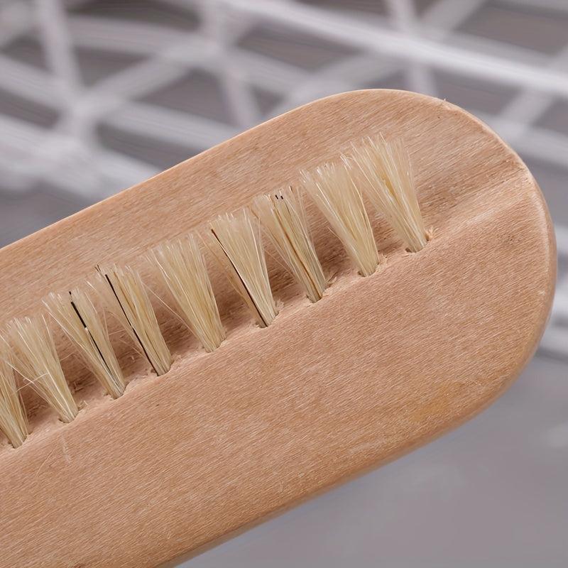 Wooden Fingernail Brush Double Sided Manicure Cleaning Nail Brush