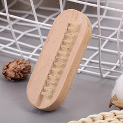 Wooden Fingernail Brush Double Sided Manicure Cleaning Nail Brush
