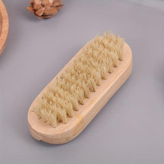 Wooden Fingernail Brush Double Sided Manicure Cleaning Nail Brush
