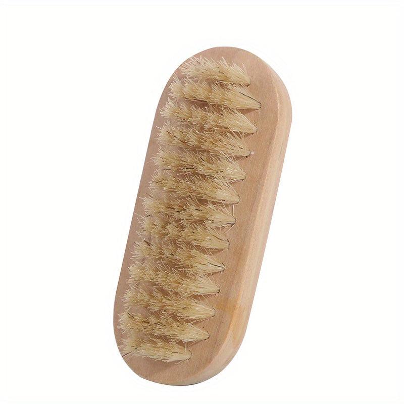 Wooden Fingernail Brush Double Sided Manicure Cleaning Nail Brush