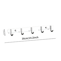 Stainless Steel Hook Row Hook Clothes And Hat Hook - Bathroom Towel Hook