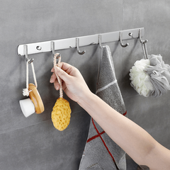 Stainless Steel Hook Row Hook Clothes And Hat Hook - Bathroom Towel Hook