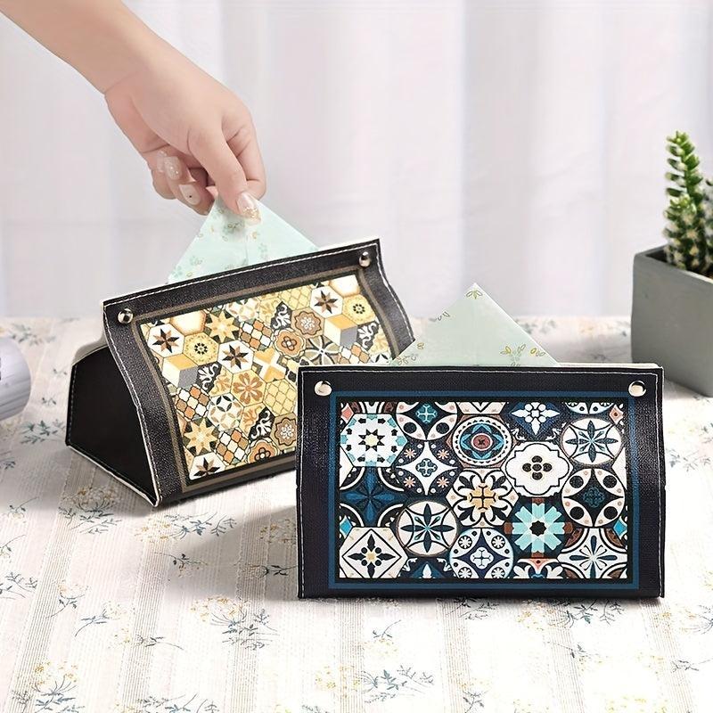 Vintage Tissue Box for Home and Bathroom Stylish Tissue Holder