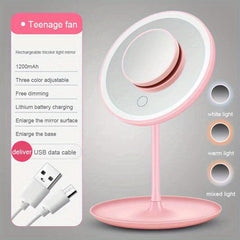USB Charging LED Makeup Mirror with Fill Light