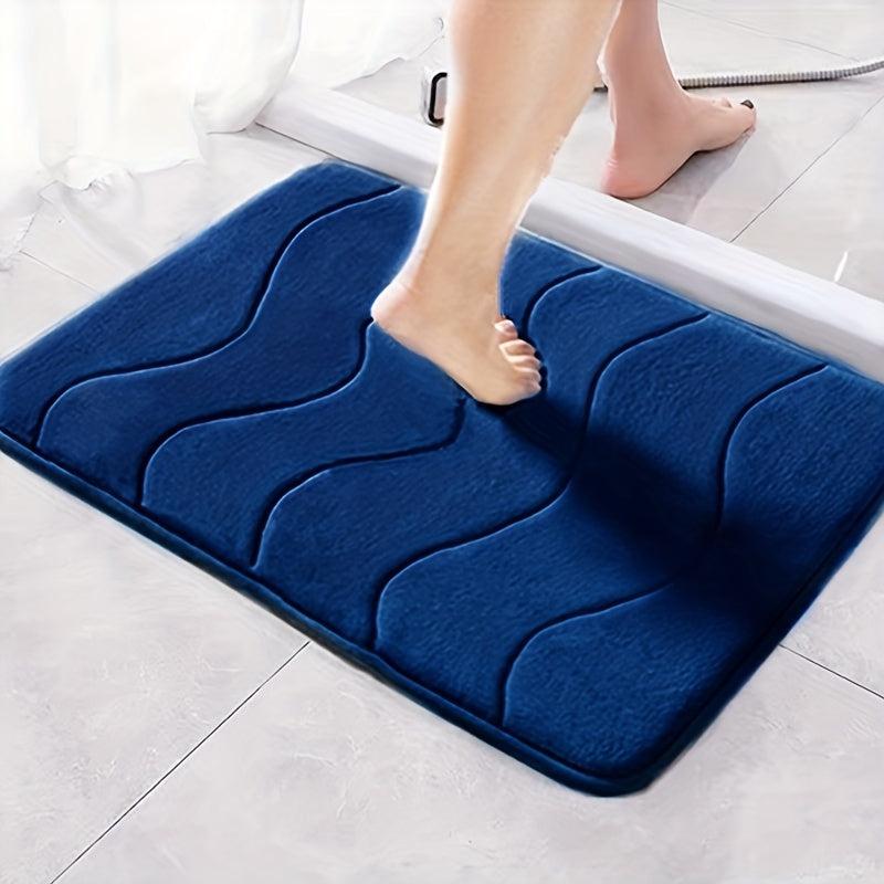 Memory Foam Bath Rug Absorbent Anti Slip Mat Soft Comfortable Floor Rug Mat