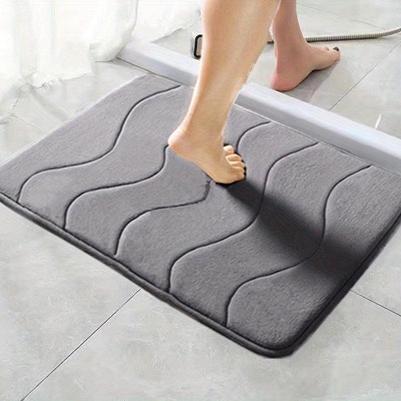 Memory Foam Bath Rug Absorbent Anti Slip Mat Soft Comfortable Floor Rug Mat