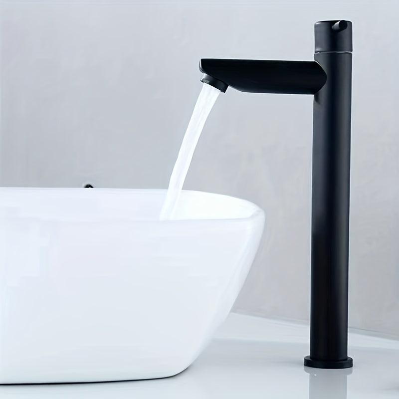Modern Stainless Steel Single Handle Bathroom Sink Faucet