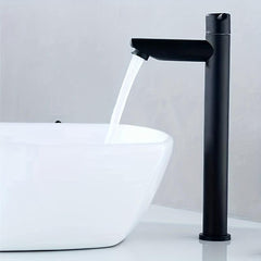 Modern Stainless Steel Single Handle Bathroom Sink Faucet