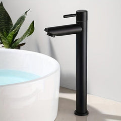 Modern Stainless Steel Single Handle Bathroom Sink Faucet