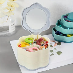Rotating Jewelry Storage Box Large Capacity Organizer