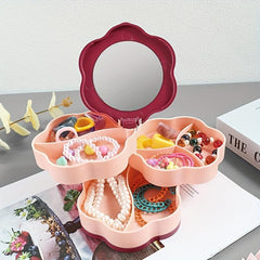 Rotating Jewelry Storage Box Large Capacity Organizer