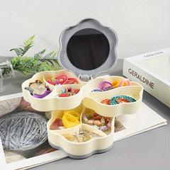 Rotating Jewelry Storage Box Large Capacity Organizer