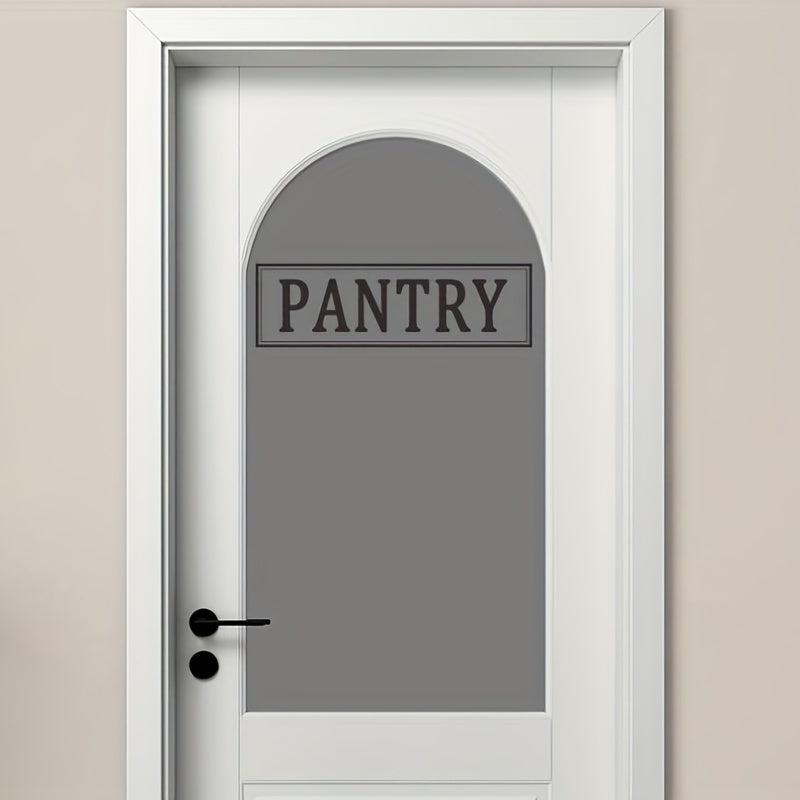 Pantry Stickers Self-Adhesive Food Storage Room Home Wall Decor