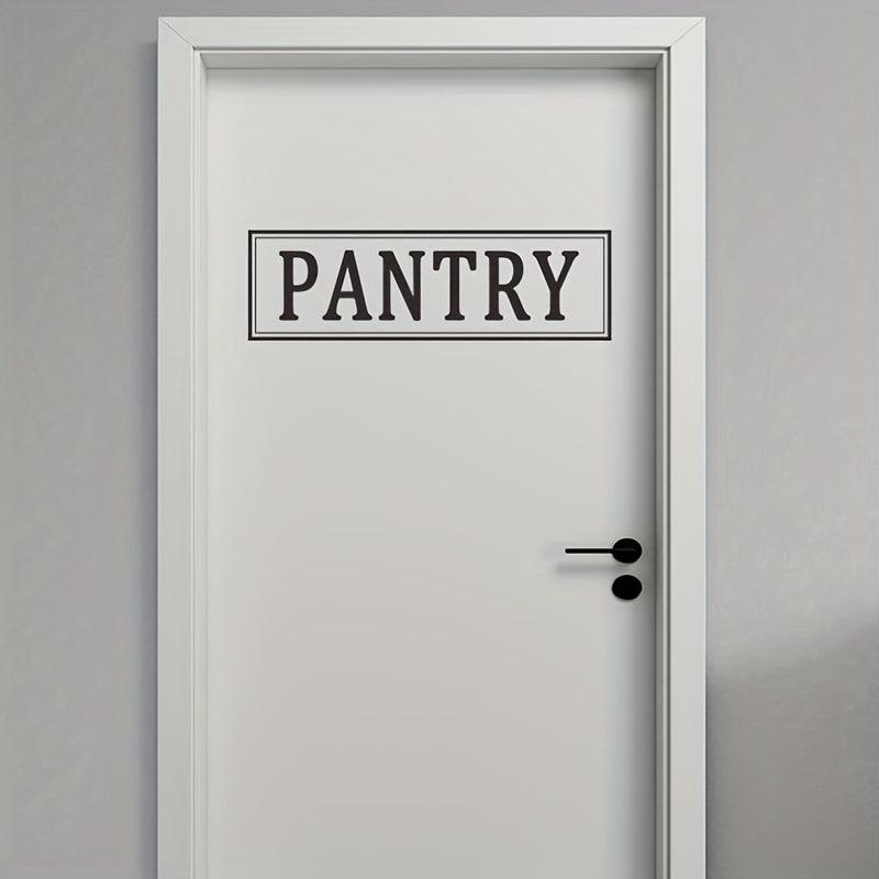 Pantry Stickers Self-Adhesive Food Storage Room Home Wall Decor