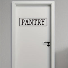 Pantry Stickers Self-Adhesive Food Storage Room Home Wall Decor