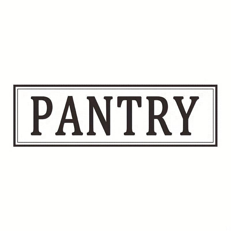 Pantry Stickers Self-Adhesive Food Storage Room Home Wall Decor