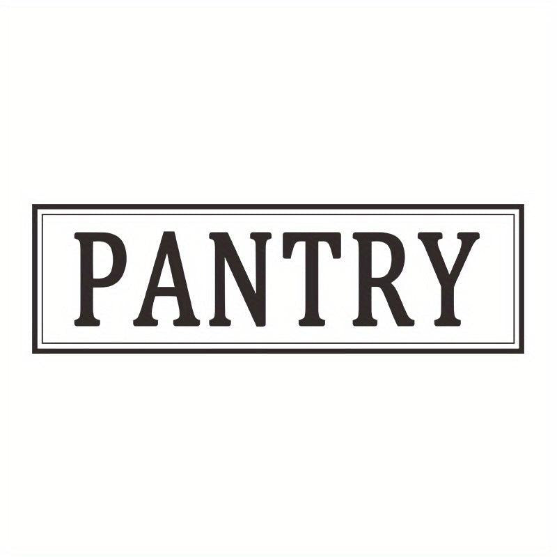 Pantry Stickers Self-Adhesive Food Storage Room Home Wall Decor