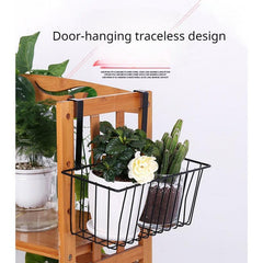 Hanging Storage Basket Bathroom Organizer Rack Large Capacity Storage Rack